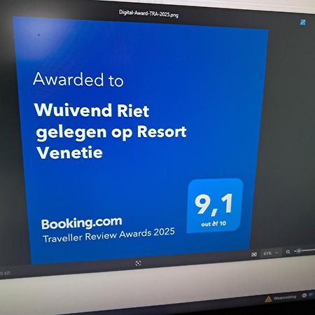Wuivend Riet Gelegen Op Resort Venetie Giethoorn Eksteriør bilde